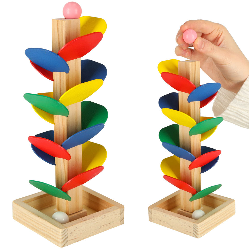 Jucarie educationala pentru copii, Zola®, model arbore, multicolor, din lemn, cu mingiute, 19.5 cm Jucarie educationala pentru copii, Zola®, model arbore, multicolor, din lemn, cu mingiute, 19.5 cm